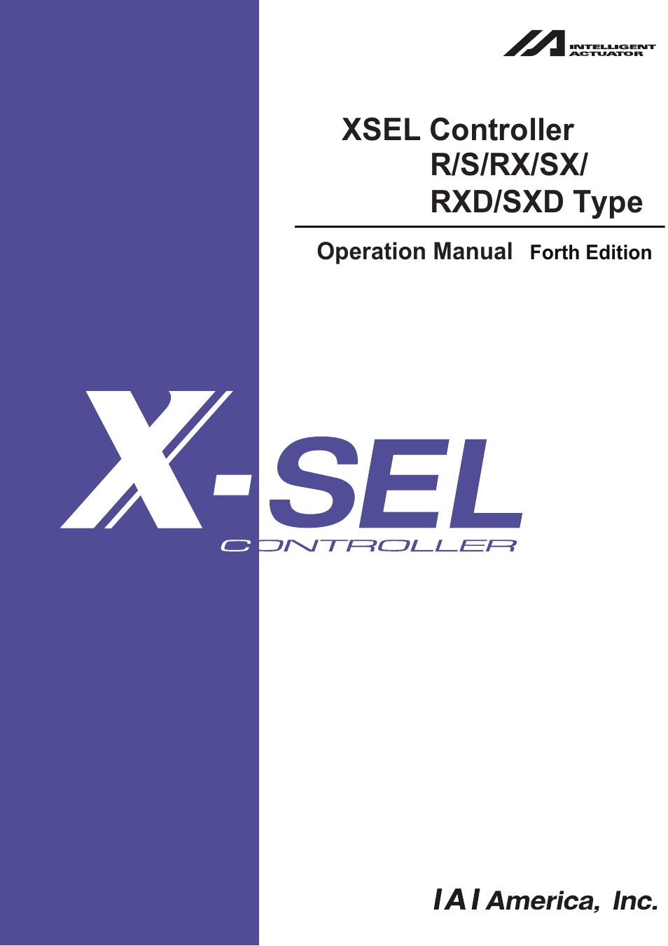 IAI America XSEL-S User Manual | 544 pages