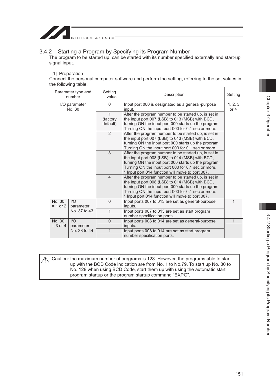 IAI America XSEL-S User Manual | Page 159 / 544