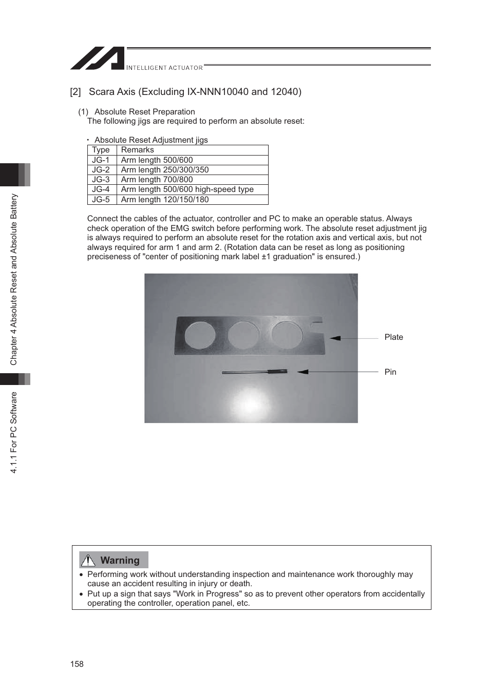 IAI America XSEL-S User Manual | Page 166 / 544