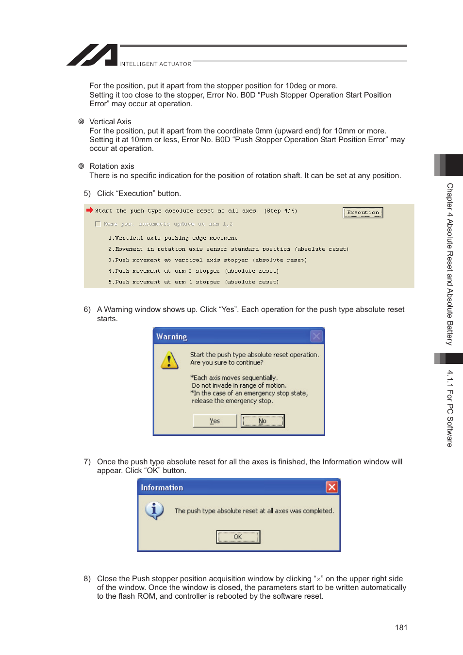 IAI America XSEL-S User Manual | Page 189 / 544