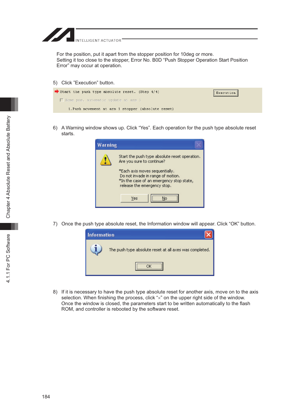 IAI America XSEL-S User Manual | Page 192 / 544
