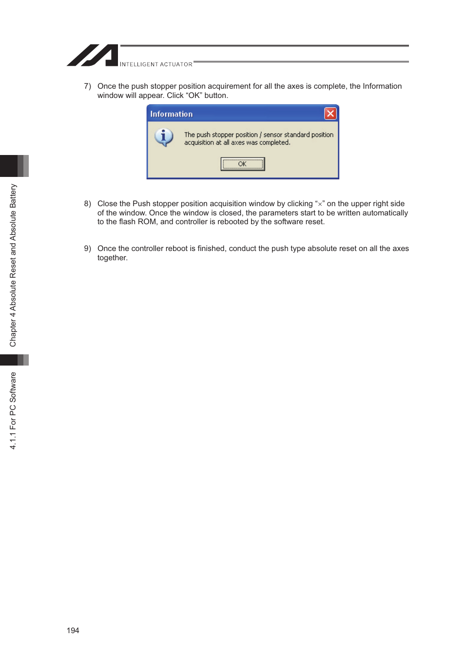 IAI America XSEL-S User Manual | Page 202 / 544