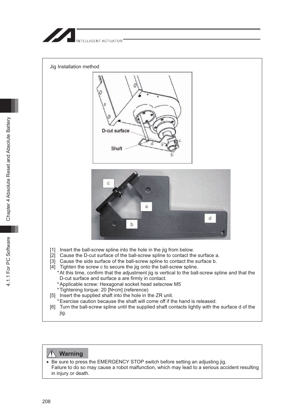 IAI America XSEL-S User Manual | Page 216 / 544