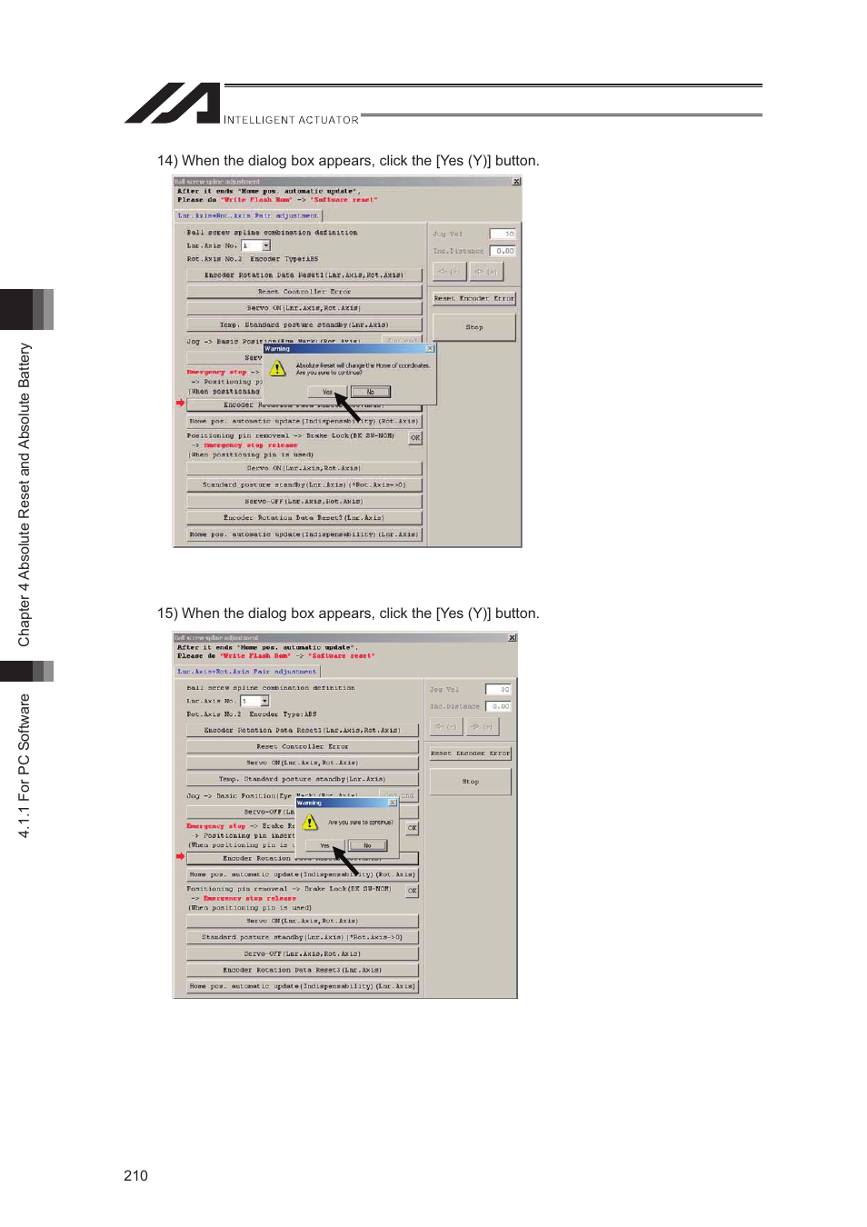 IAI America XSEL-S User Manual | Page 218 / 544