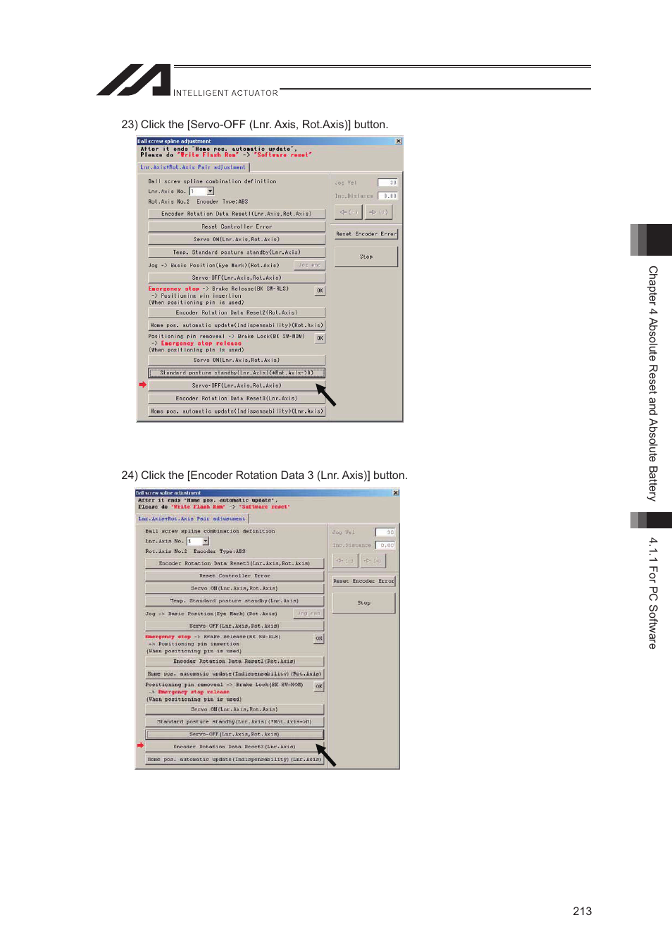 IAI America XSEL-S User Manual | Page 221 / 544