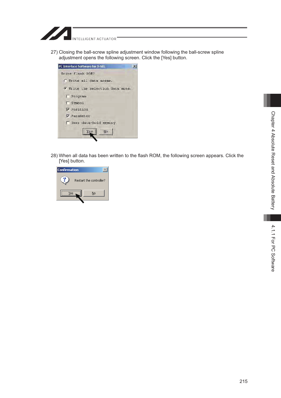 IAI America XSEL-S User Manual | Page 223 / 544