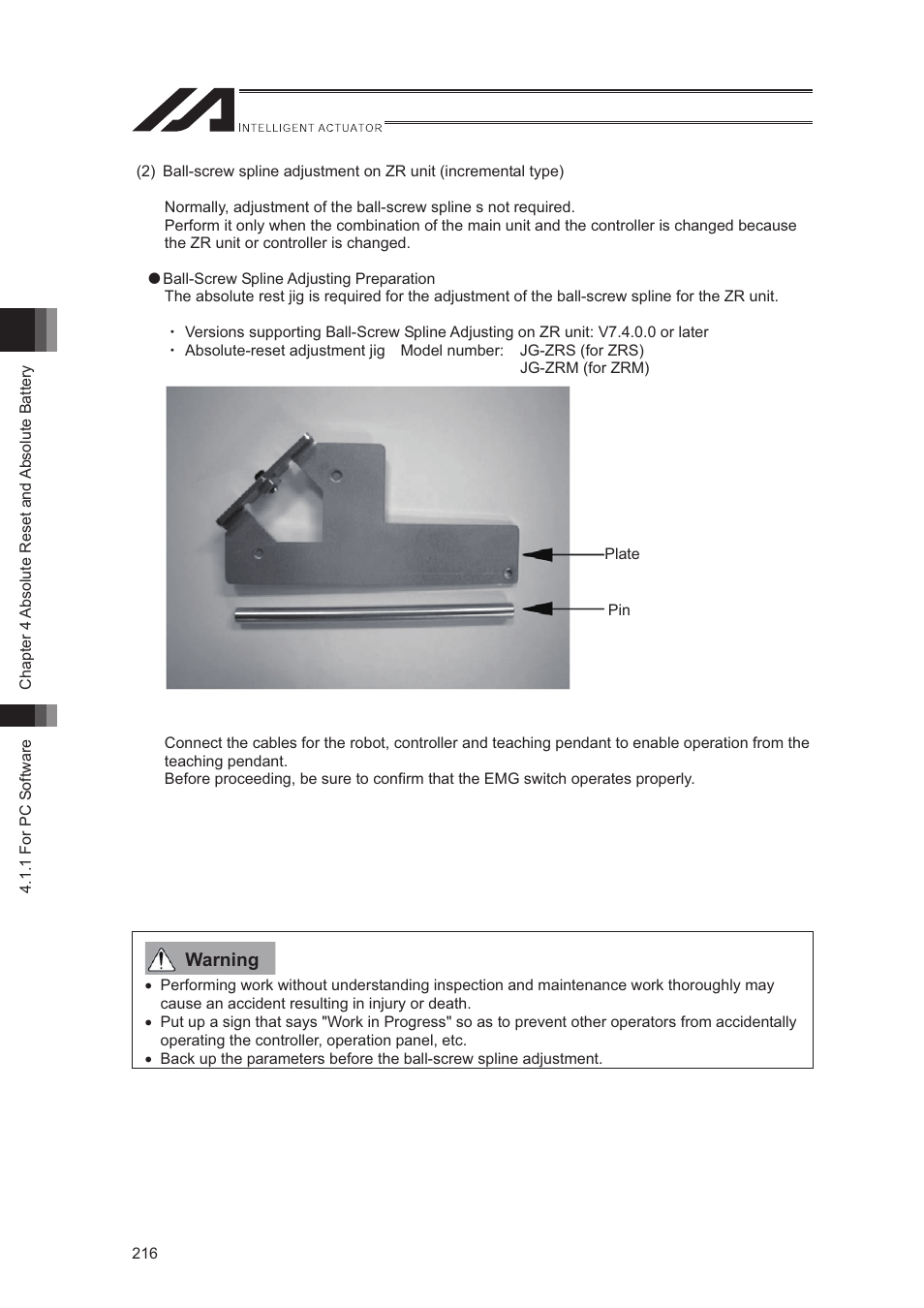 IAI America XSEL-S User Manual | Page 224 / 544