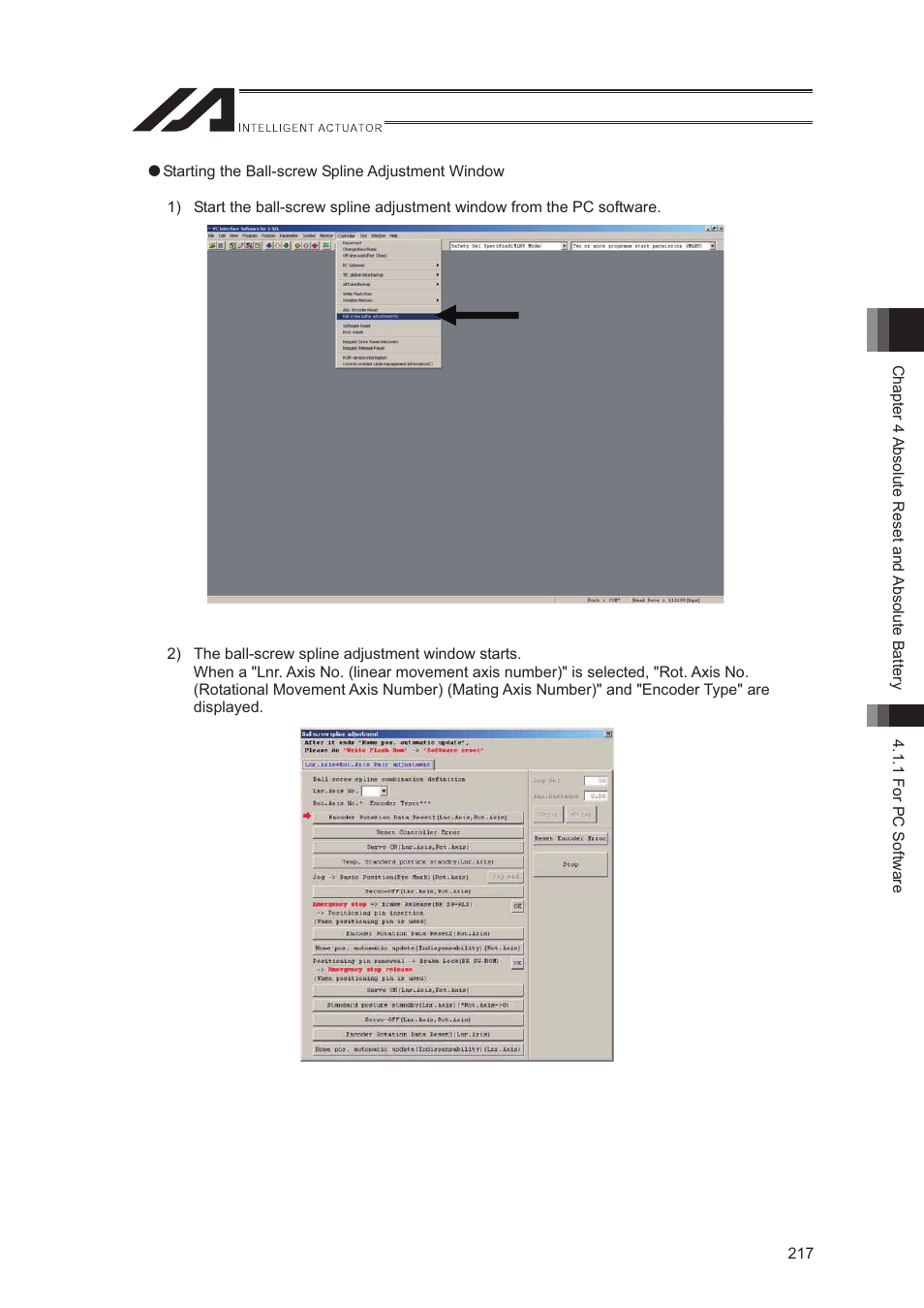 IAI America XSEL-S User Manual | Page 225 / 544