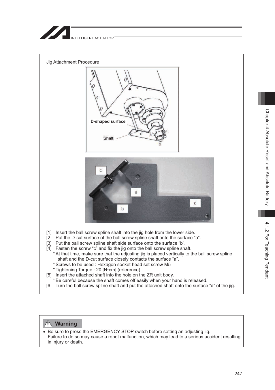 IAI America XSEL-S User Manual | Page 255 / 544