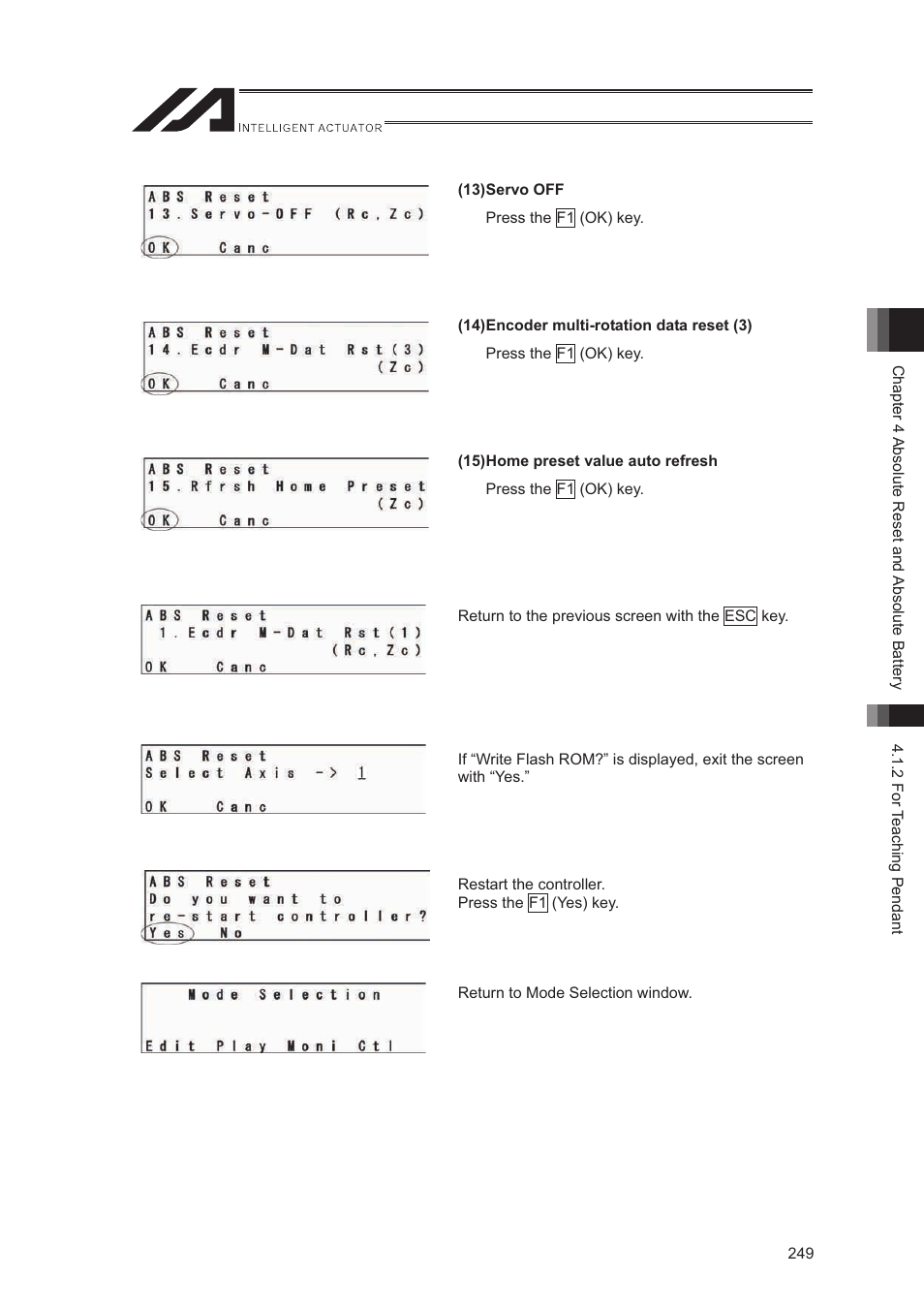 IAI America XSEL-S User Manual | Page 257 / 544