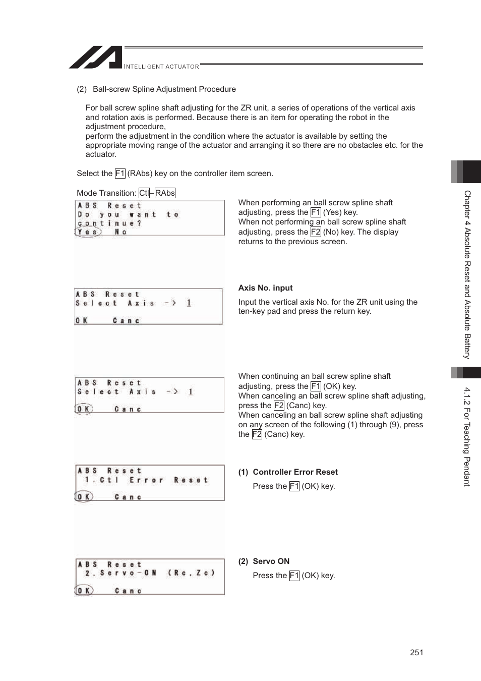 IAI America XSEL-S User Manual | Page 259 / 544