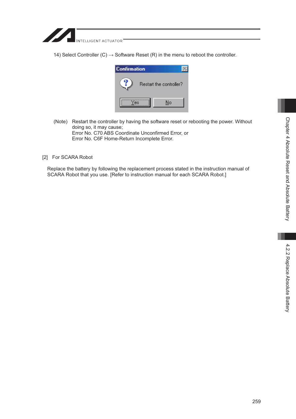 IAI America XSEL-S User Manual | Page 267 / 544