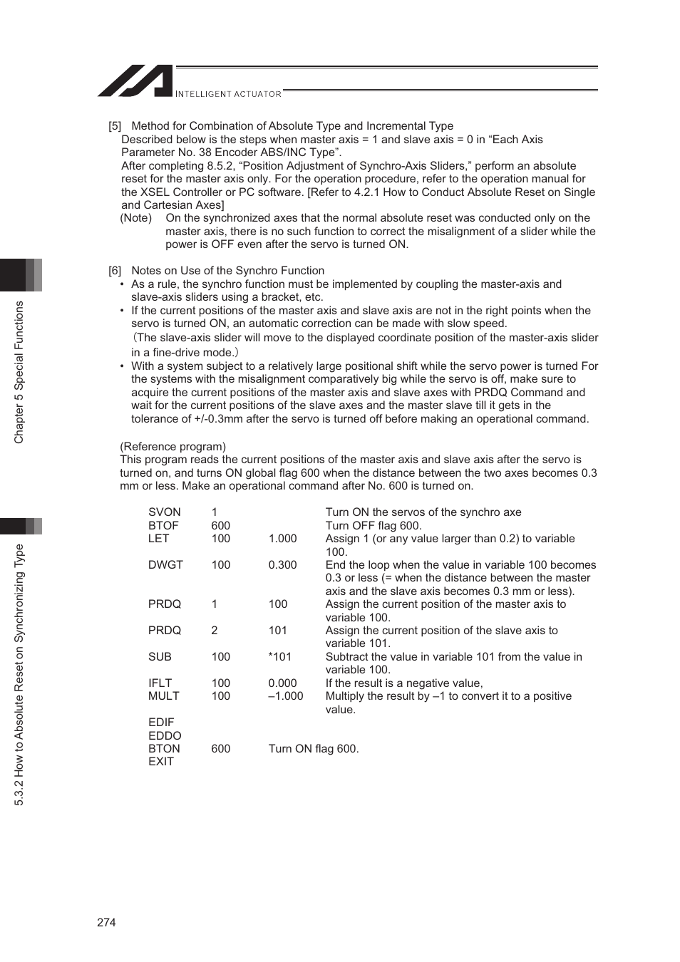 IAI America XSEL-S User Manual | Page 282 / 544