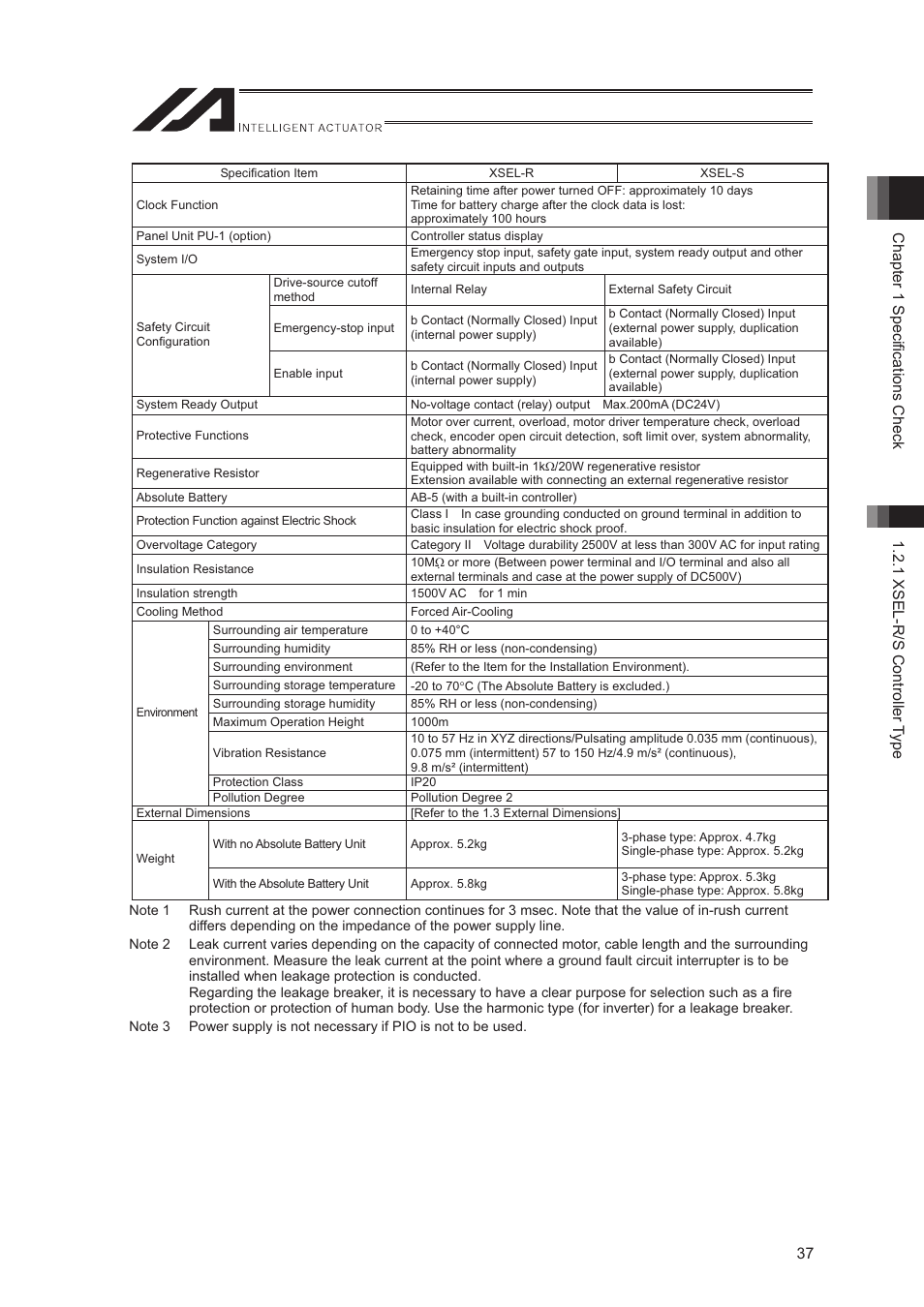 IAI America XSEL-S User Manual | Page 45 / 544