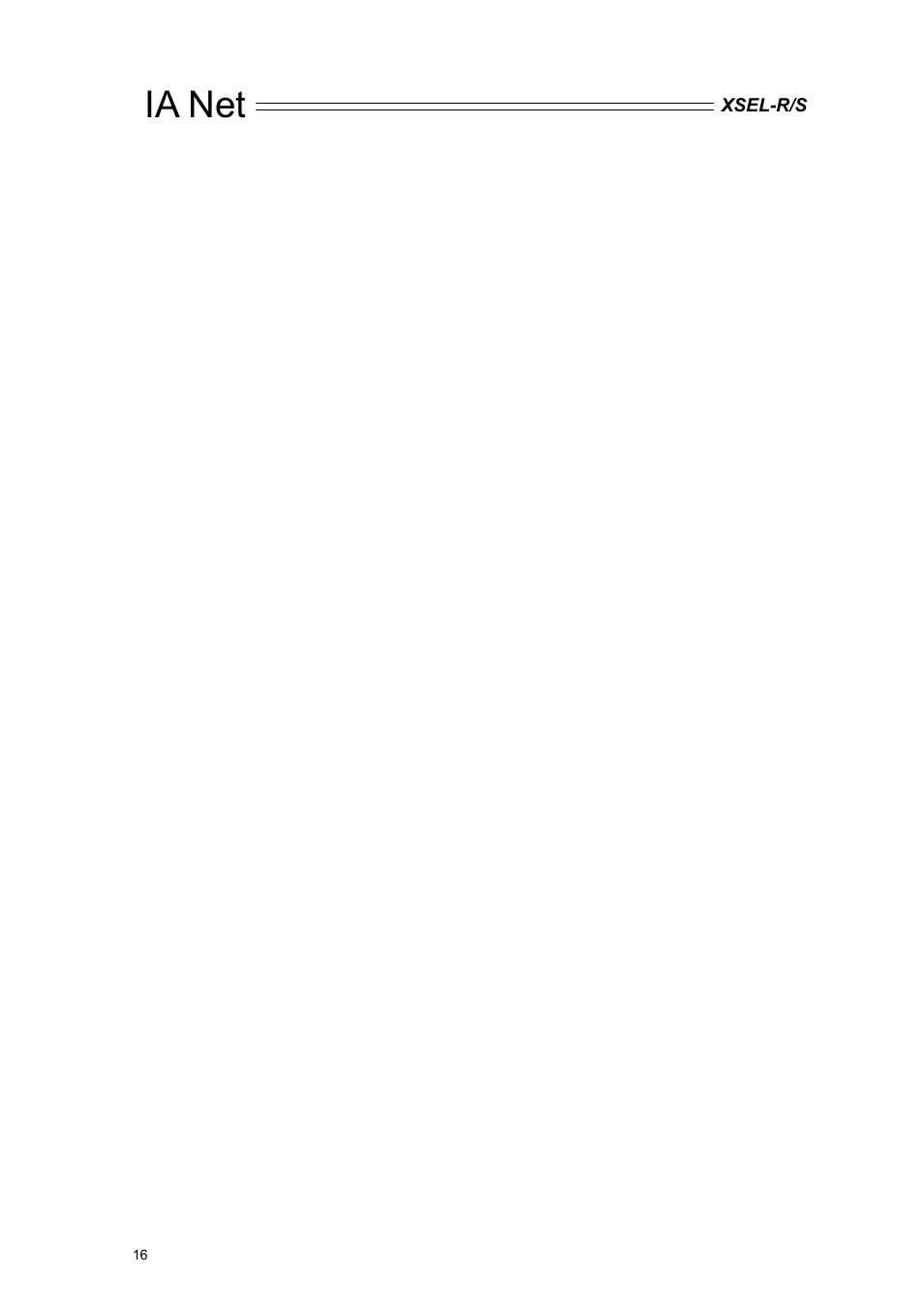 Ia net | IAI America XSEL-S User Manual | Page 22 / 84