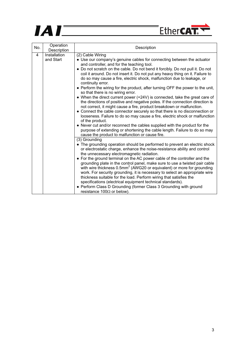 IAI America XSEL-S User Manual | Page 9 / 42