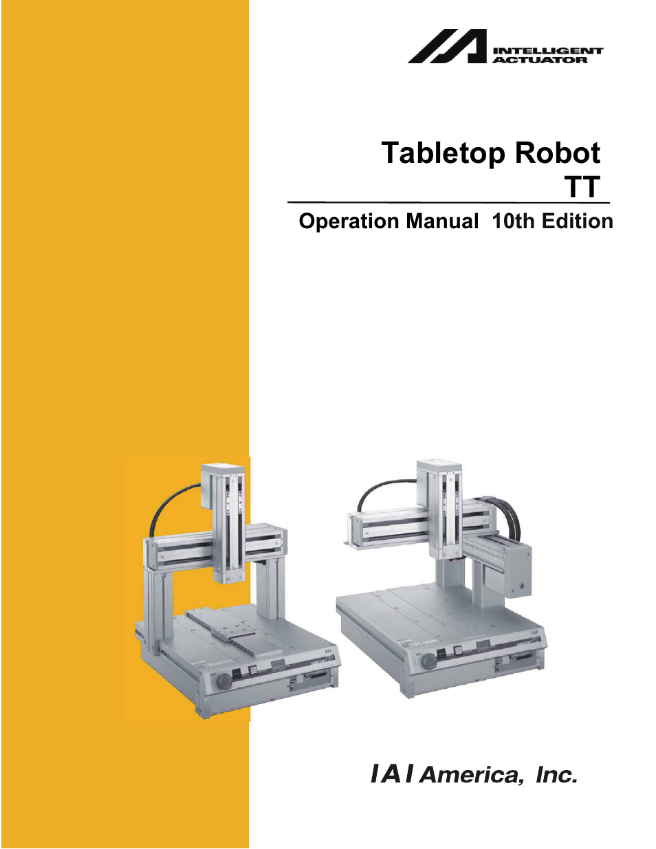 IAI America TT-C3 User Manual | 364 pages