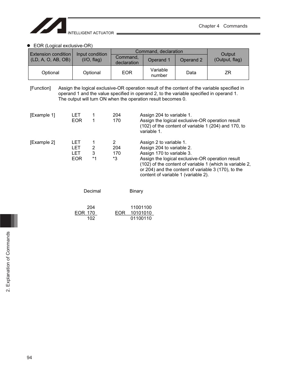 IAI America TT-C3 User Manual | Page 104 / 364