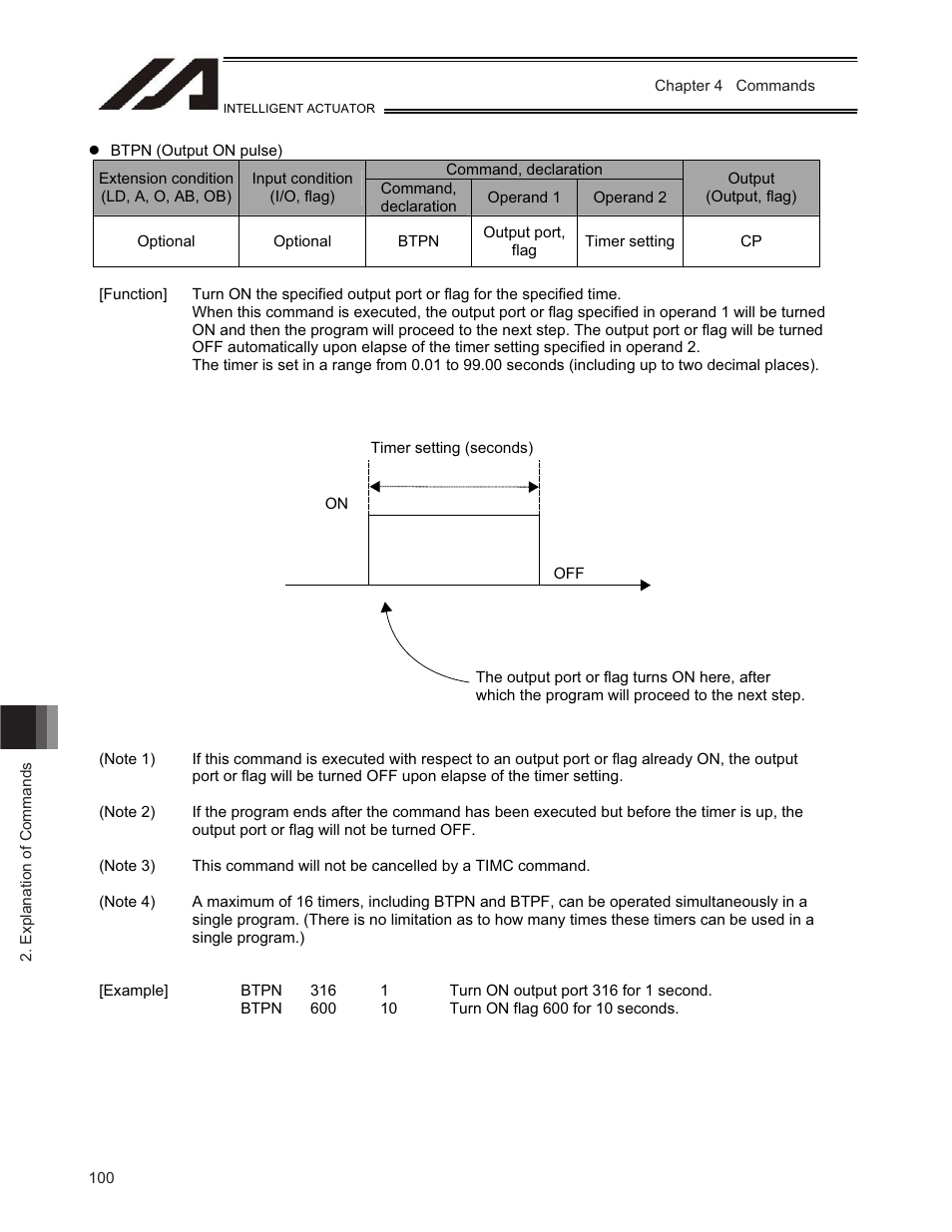 IAI America TT-C3 User Manual | Page 110 / 364