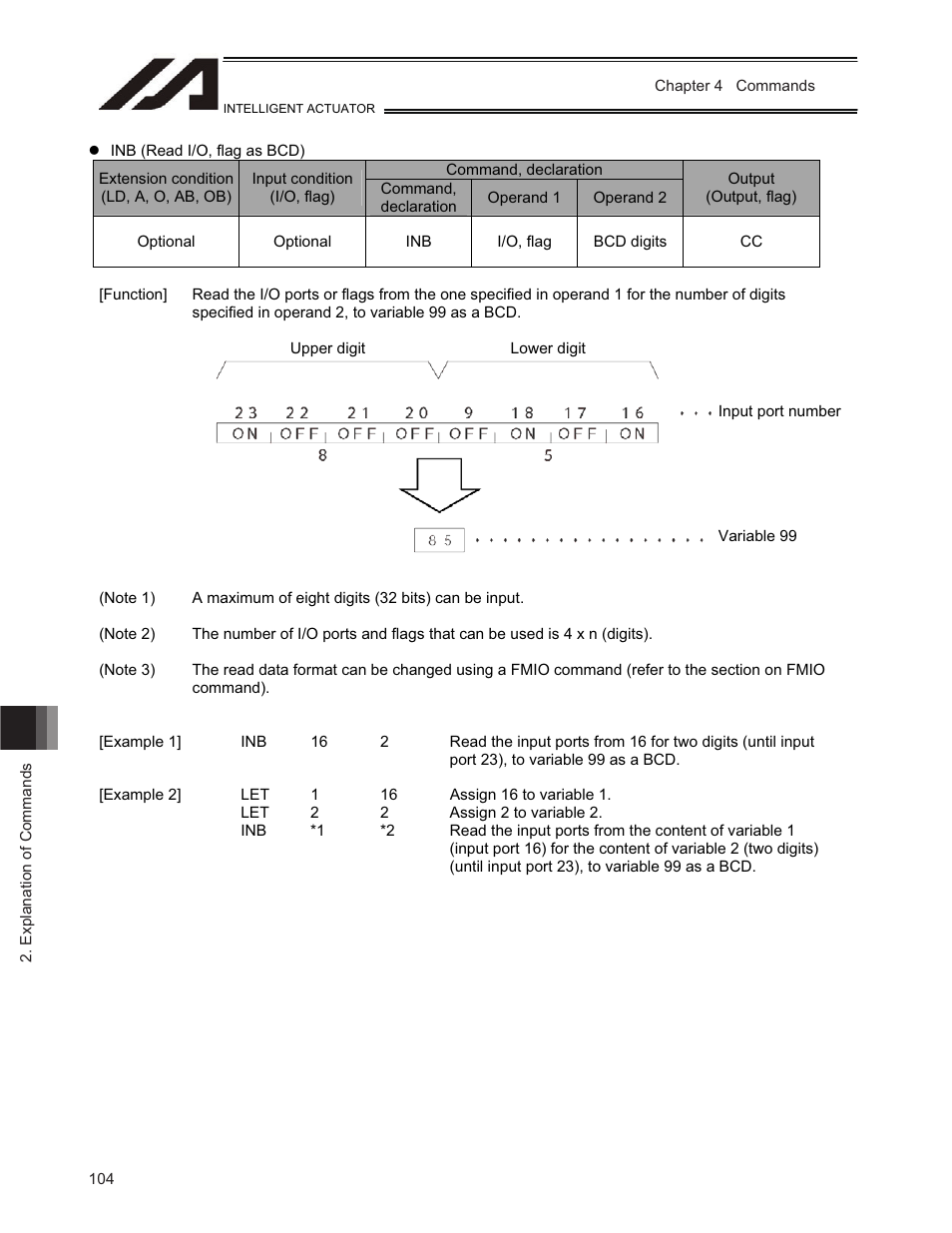 IAI America TT-C3 User Manual | Page 114 / 364