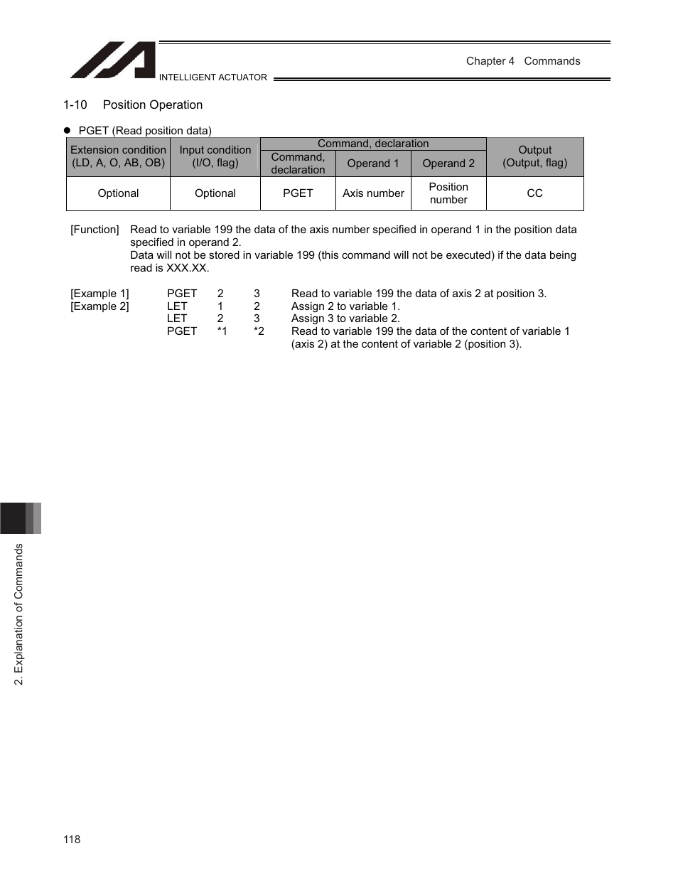 IAI America TT-C3 User Manual | Page 128 / 364