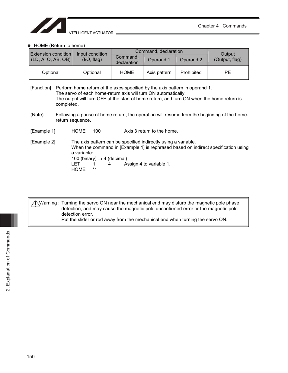IAI America TT-C3 User Manual | Page 160 / 364