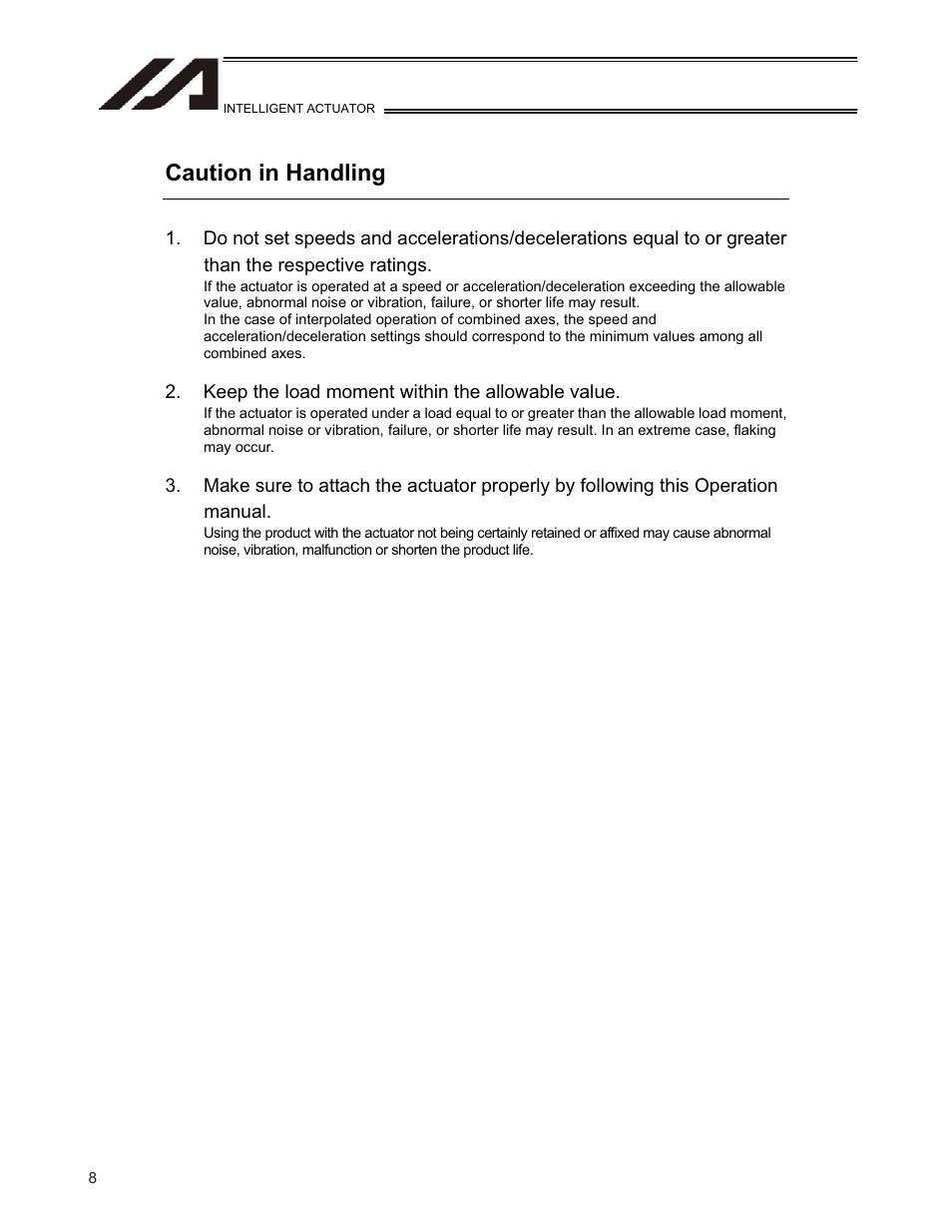 Caution in handling, Dxwlrqlq+dqgolqj | IAI America TT-C3 User Manual | Page 18 / 364