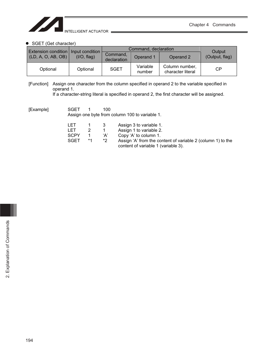 IAI America TT-C3 User Manual | Page 204 / 364