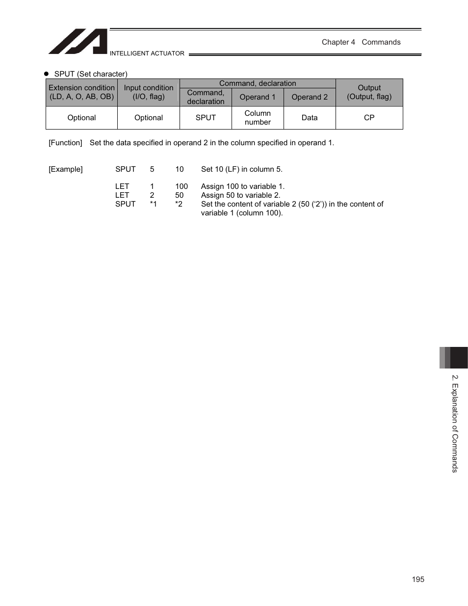 IAI America TT-C3 User Manual | Page 205 / 364