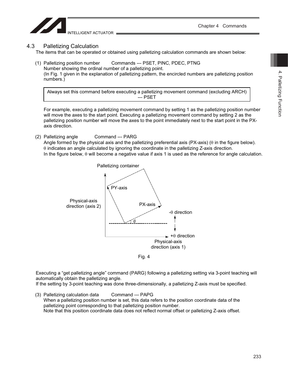 3 palletizing calculation | IAI America TT-C3 User Manual | Page 243 / 364
