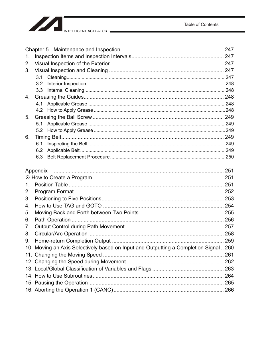 IAI America TT-C3 User Manual | Page 9 / 364