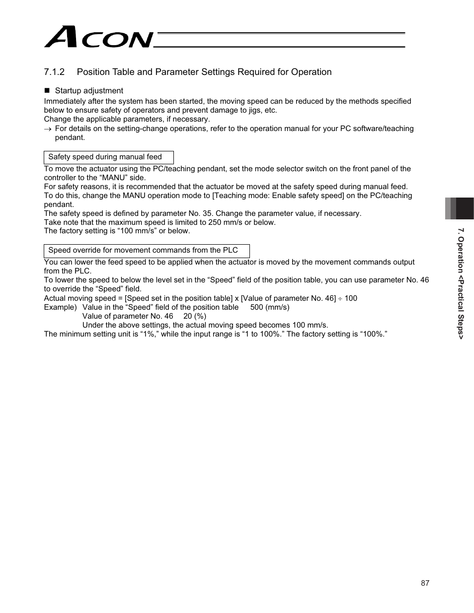 IAI America ACON-CG User Manual | Page 101 / 196