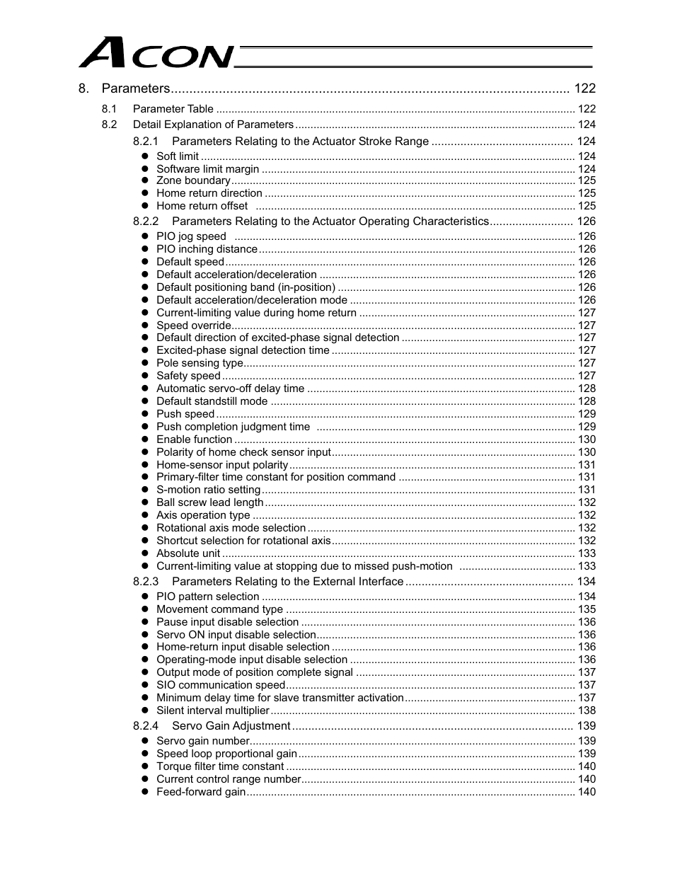 IAI America ACON-CG User Manual | Page 12 / 196
