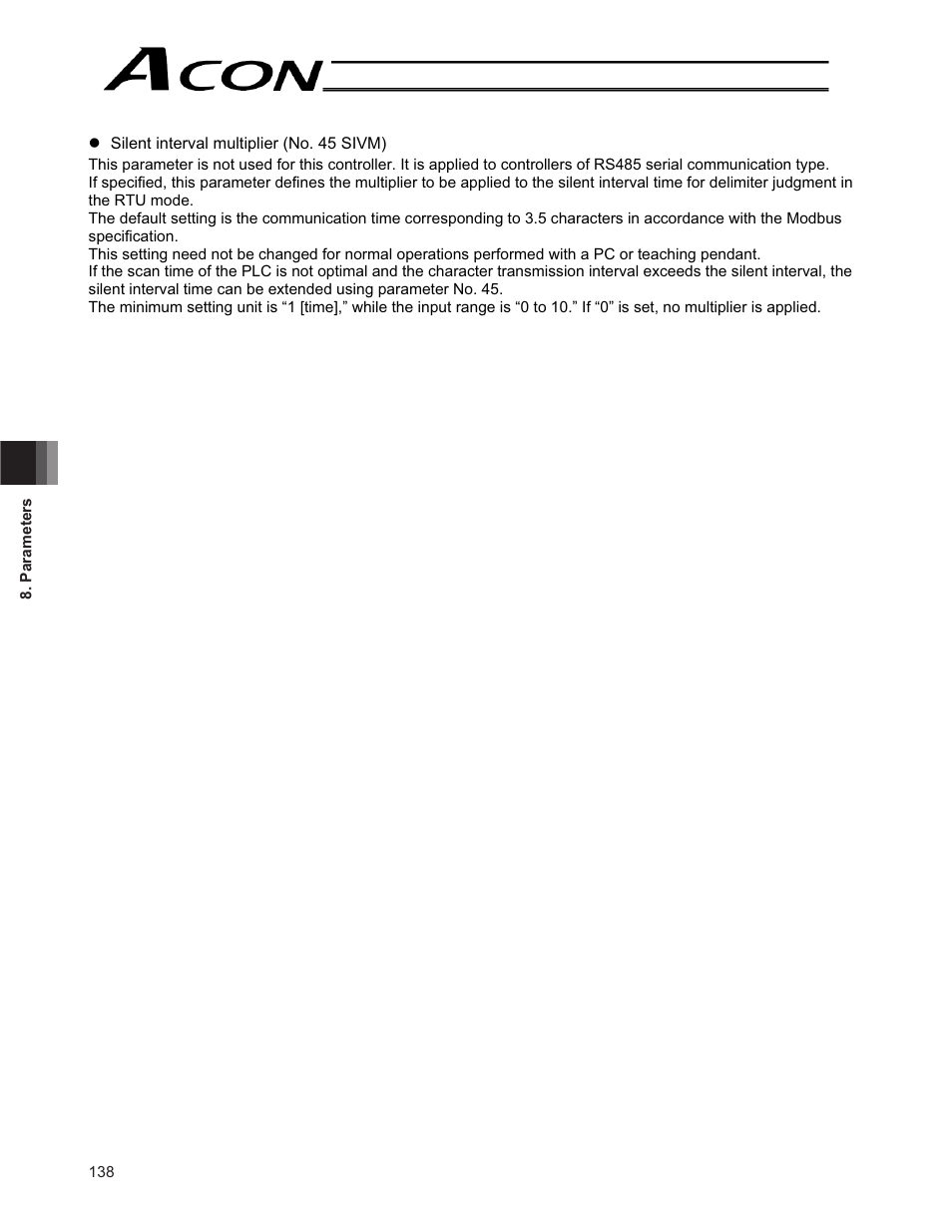 IAI America ACON-CG User Manual | Page 152 / 196