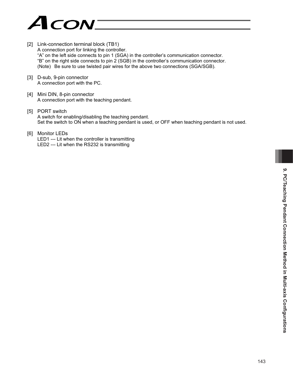 IAI America ACON-CG User Manual | Page 157 / 196