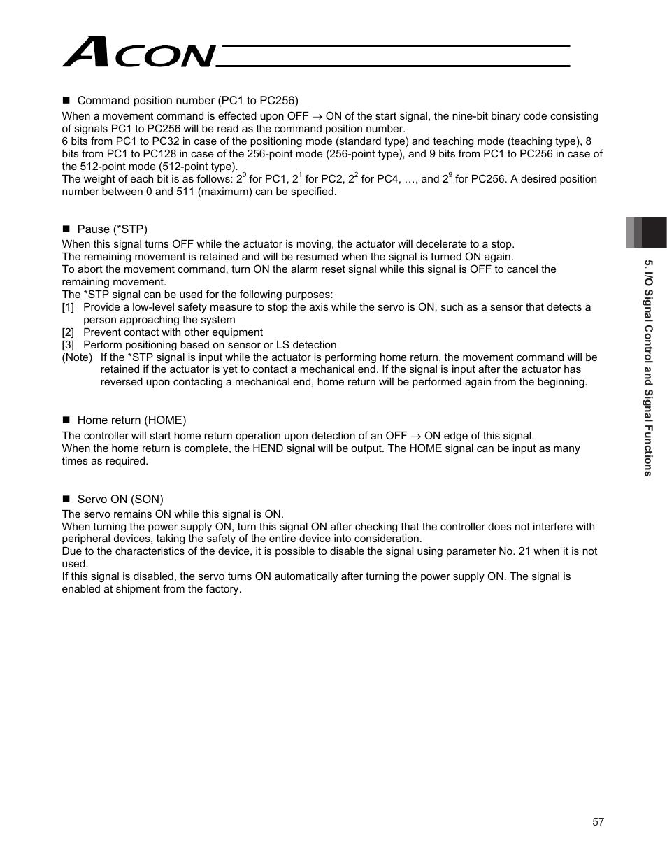 IAI America ACON-CG User Manual | Page 71 / 196