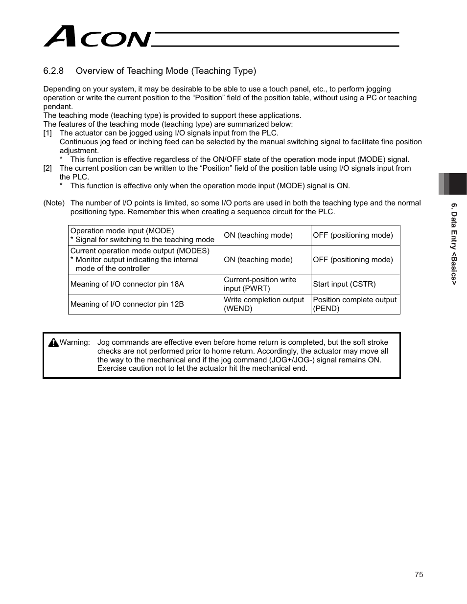 IAI America ACON-CG User Manual | Page 89 / 196