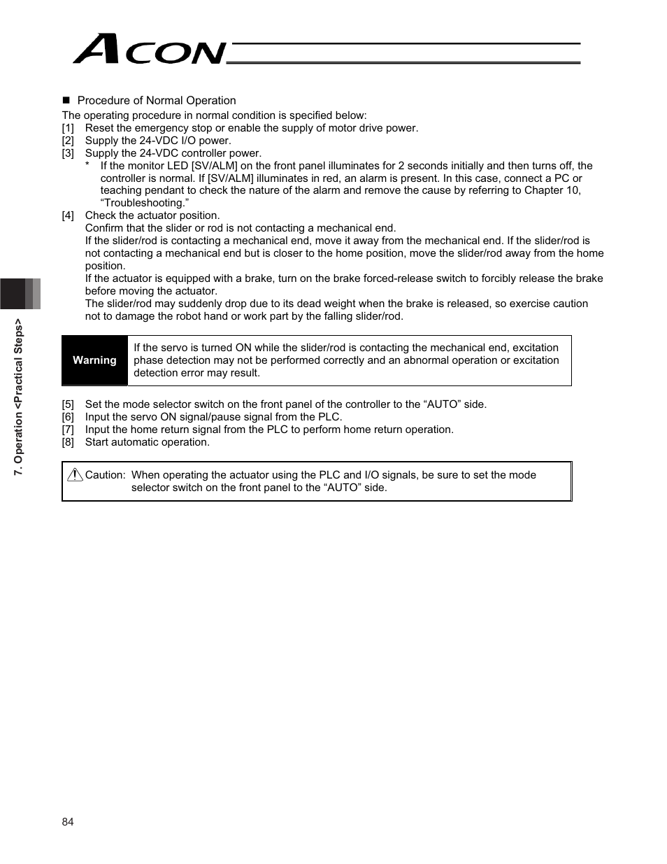 IAI America ACON-CG User Manual | Page 98 / 196