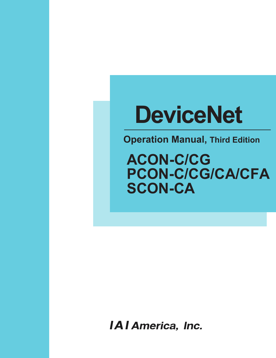 IAI America PCON-CFA User Manual | 266 pages