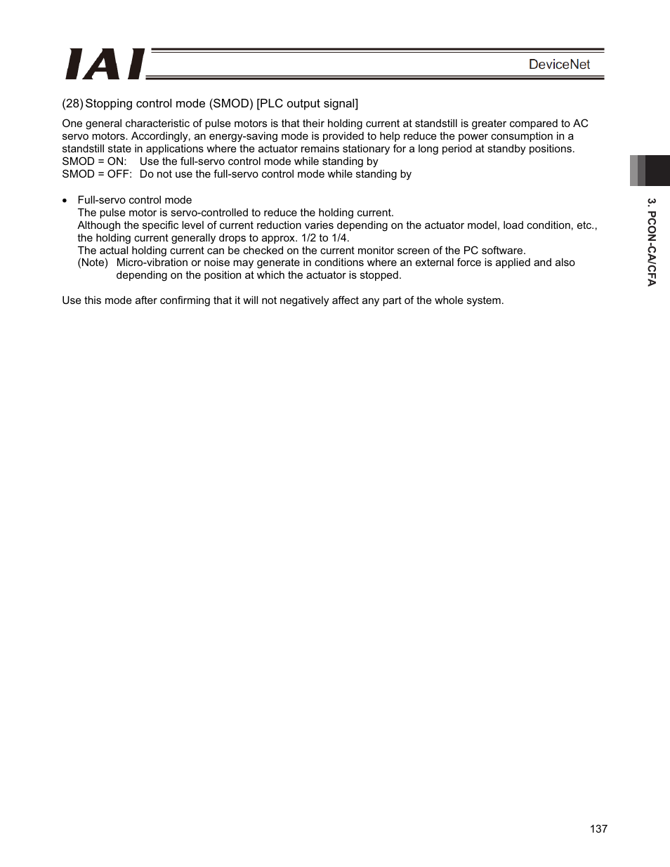 IAI America PCON-CFA User Manual | Page 143 / 266