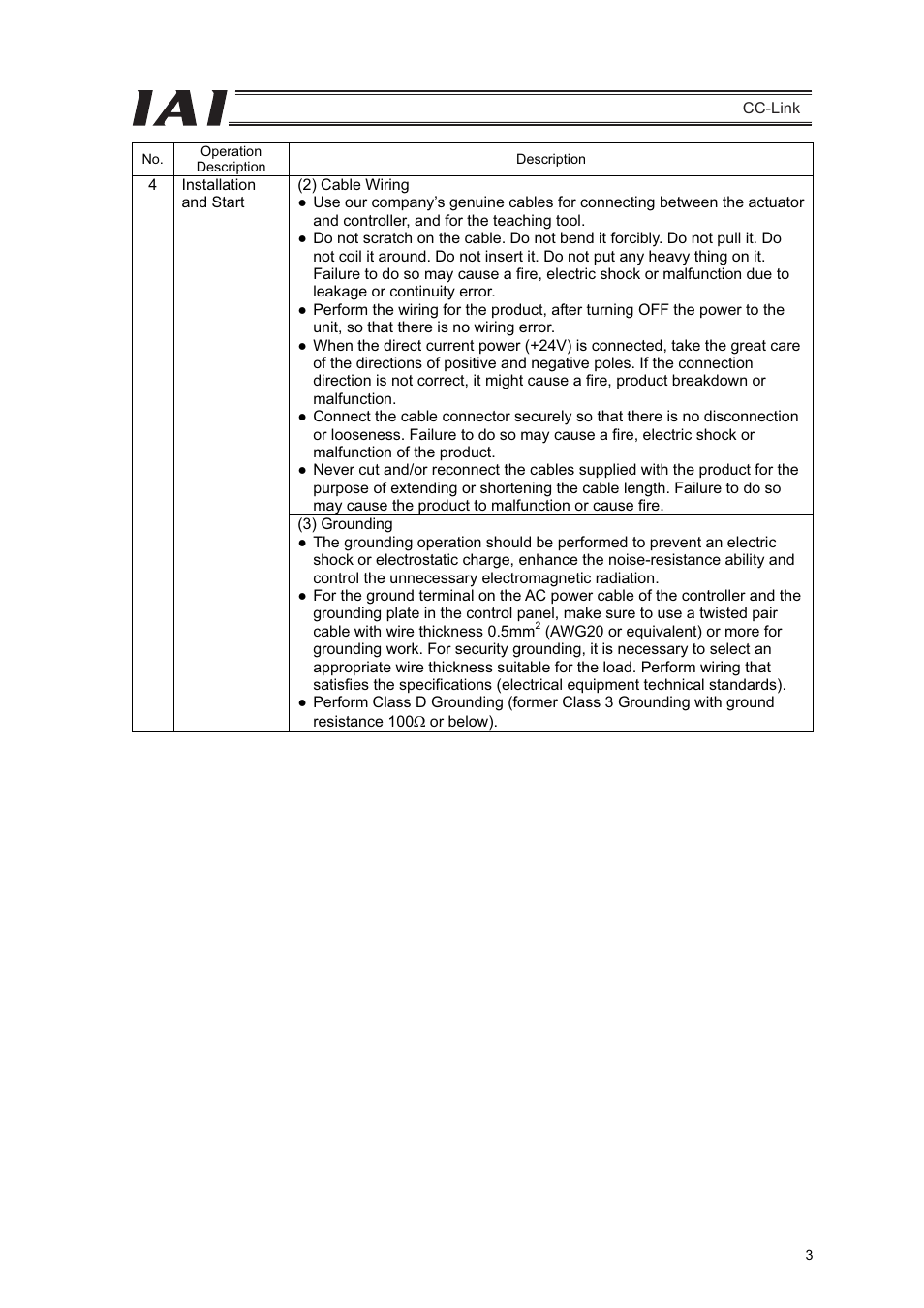 IAI America PCON-CFA User Manual | Page 9 / 262