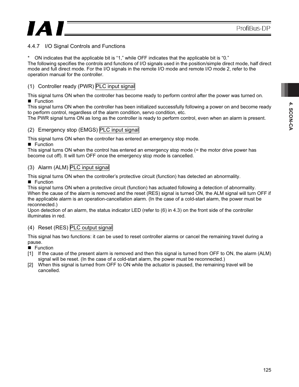 IAI America PCON-CFA User Manual | Page 131 / 266