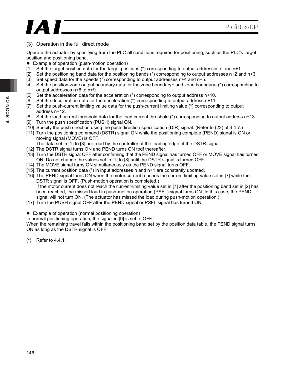 IAI America PCON-CFA User Manual | Page 152 / 266