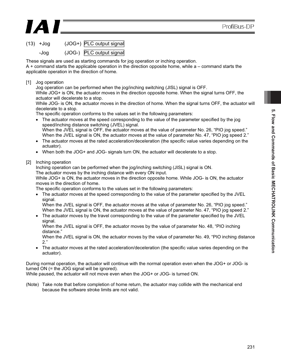 IAI America PCON-CFA User Manual | Page 237 / 266
