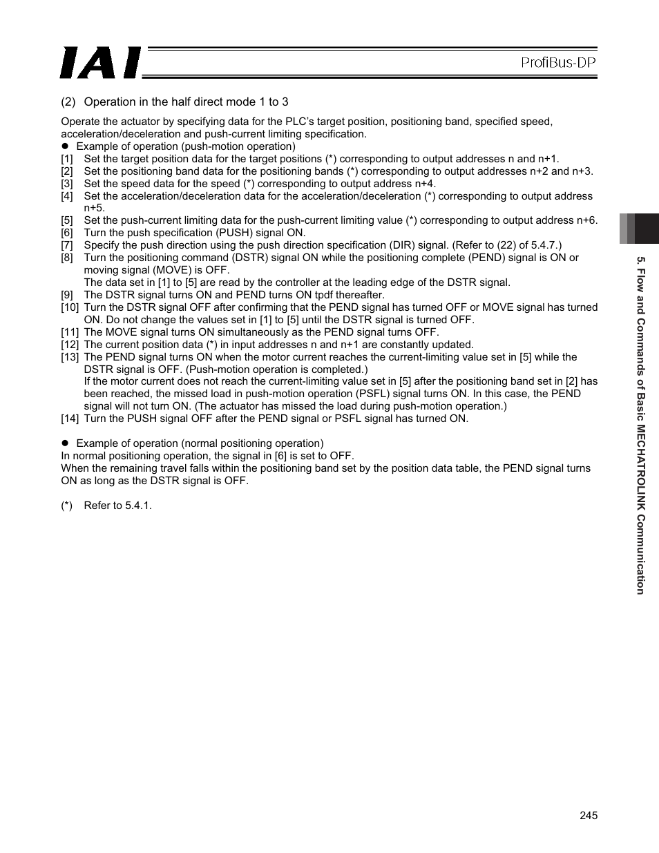 IAI America PCON-CFA User Manual | Page 251 / 266