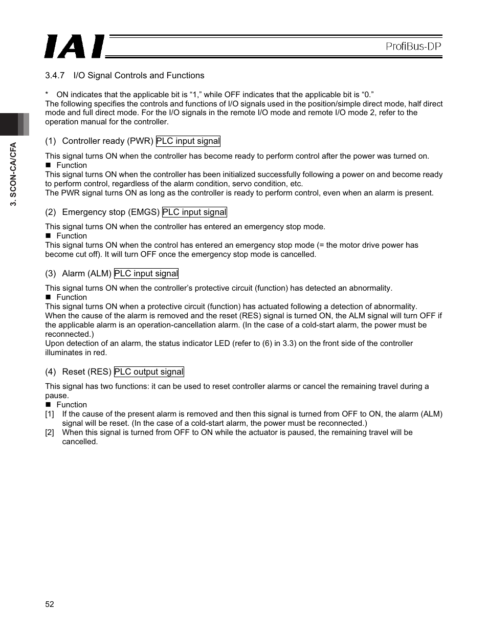 IAI America PCON-CFA User Manual | Page 58 / 266