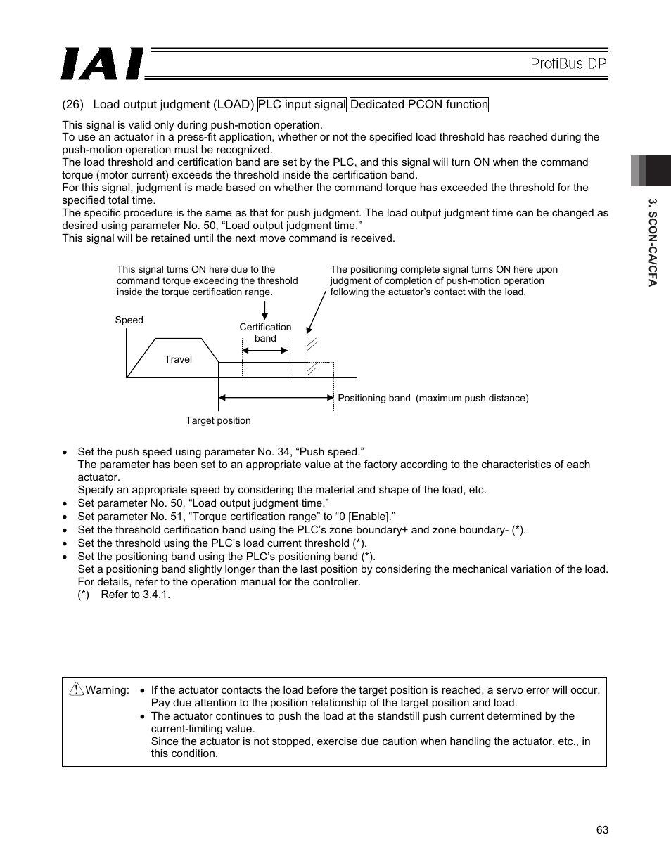 IAI America PCON-CFA User Manual | Page 69 / 266