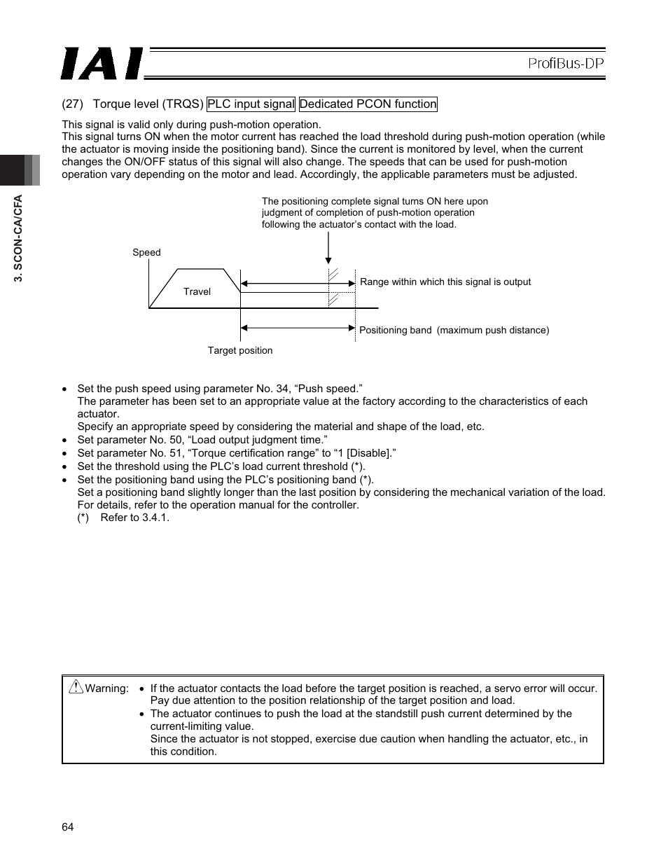 IAI America PCON-CFA User Manual | Page 70 / 266