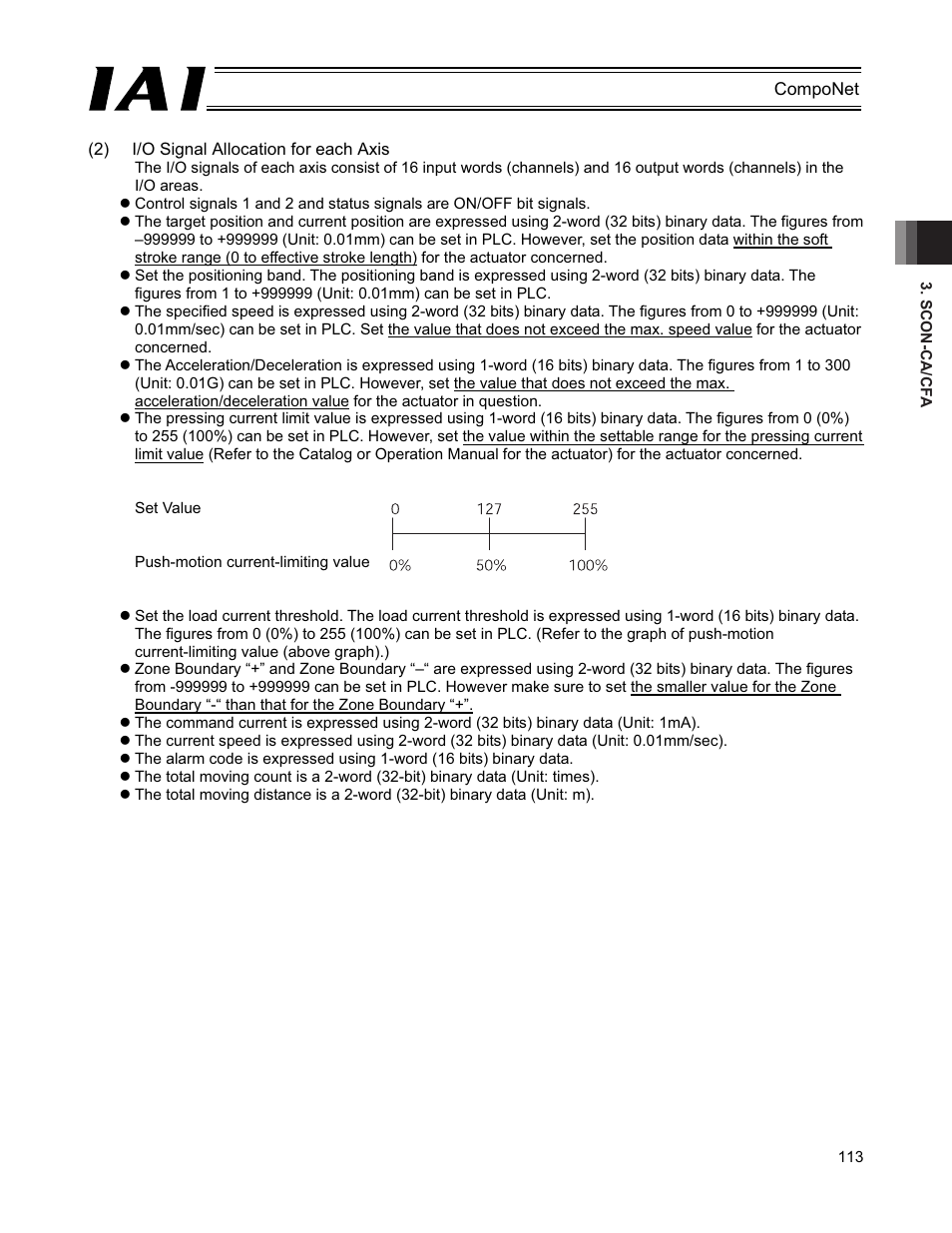 IAI America PCON-CFA User Manual | Page 119 / 270