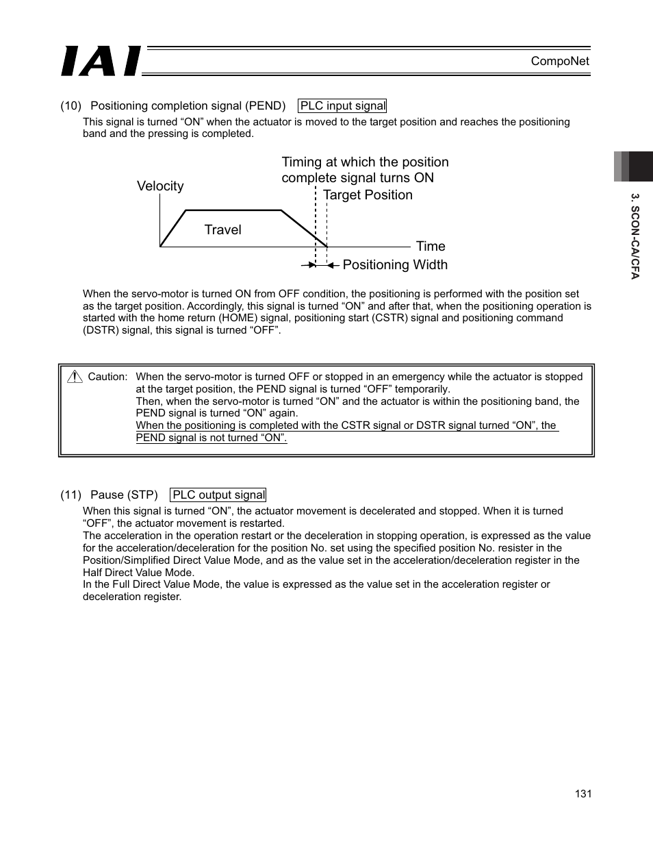 IAI America PCON-CFA User Manual | Page 137 / 270